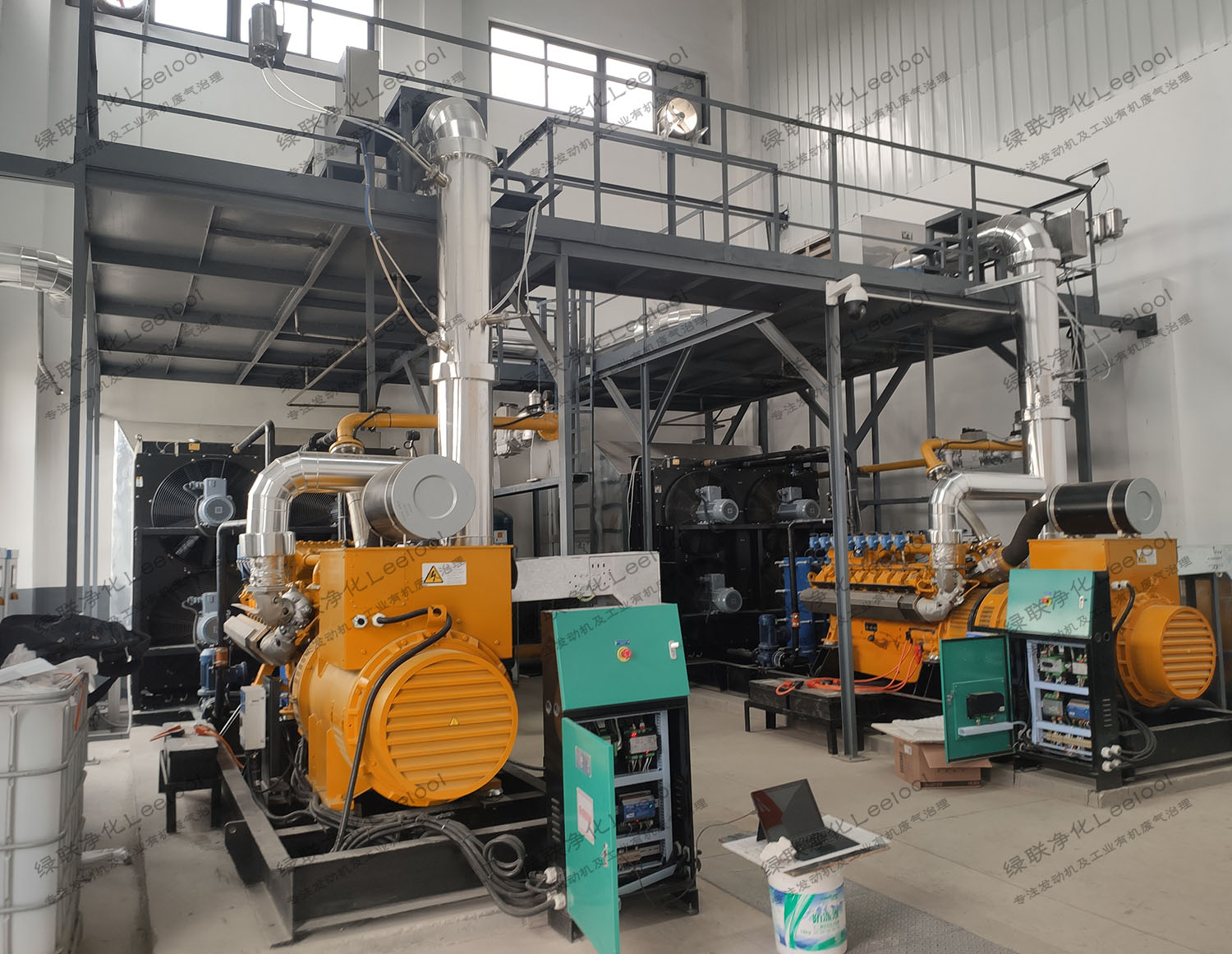 戶外沼氣發電機組尾氣氮氧化物治理