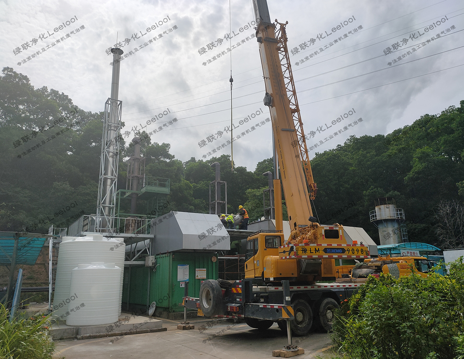 垃圾填埋沼氣柴油發(fā)電機組氮氧化物治理