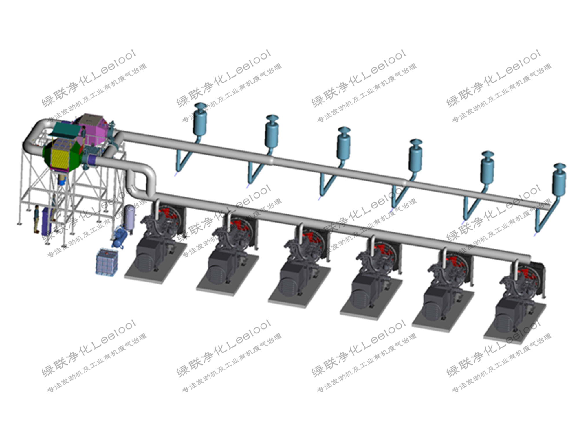 發電機組尾氣SCR脫硝反應器 尾氣氮氧化物超標治理