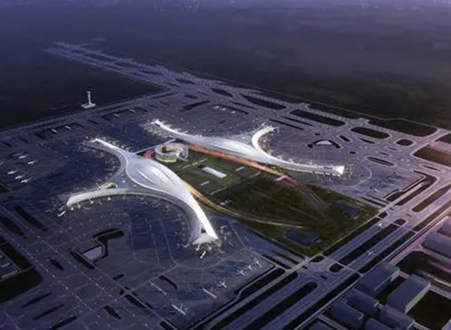 PM治理｜成都天府國際機場備用柴油發電機組尾氣黑煙治理【綠聯凈化】