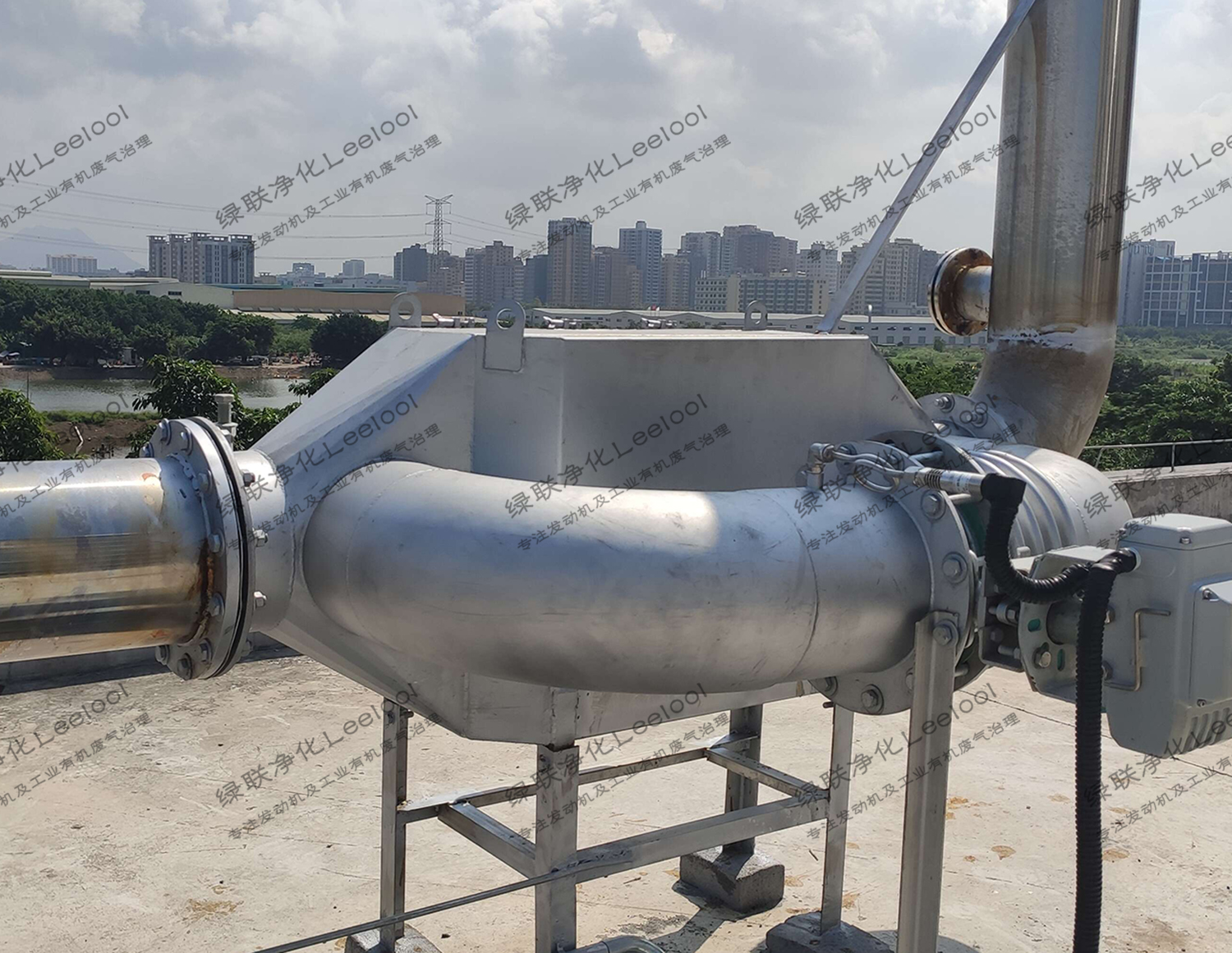 噪音治理丨長安某港企新建發電機房柴油發動機降噪工程