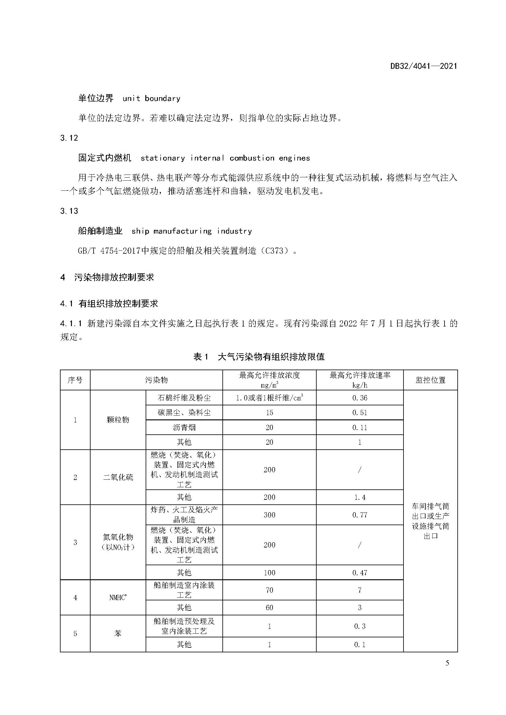 2021年江蘇省大氣污染物排放標準(最新) 2021年江蘇省大氣污染物排放標準(最新)